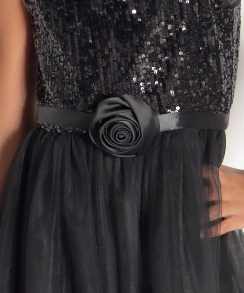 חגורה עם ורד מסטן